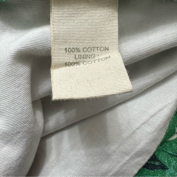 Anthropologie Forever that Girl One Shoulder Puff Sleeve Top Green Leaf SZ 6 - Picture 6 of 8